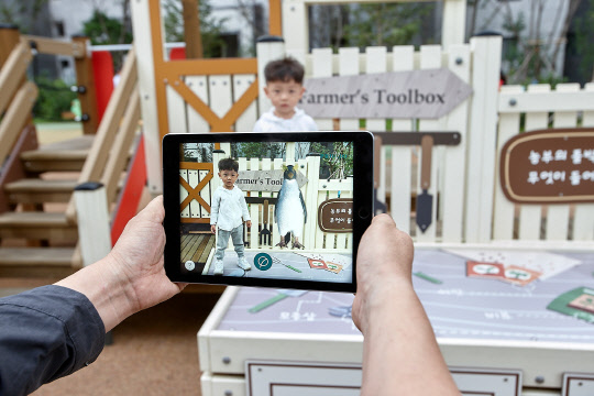 푸르지오 AR 가든 이미지 컷. <대우건설 제공>